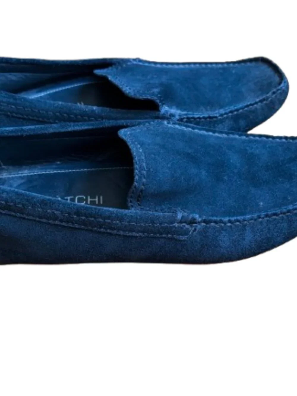 Bugatchi Men's Black Suede Driving Loafers Moccasins Slip On Size 8